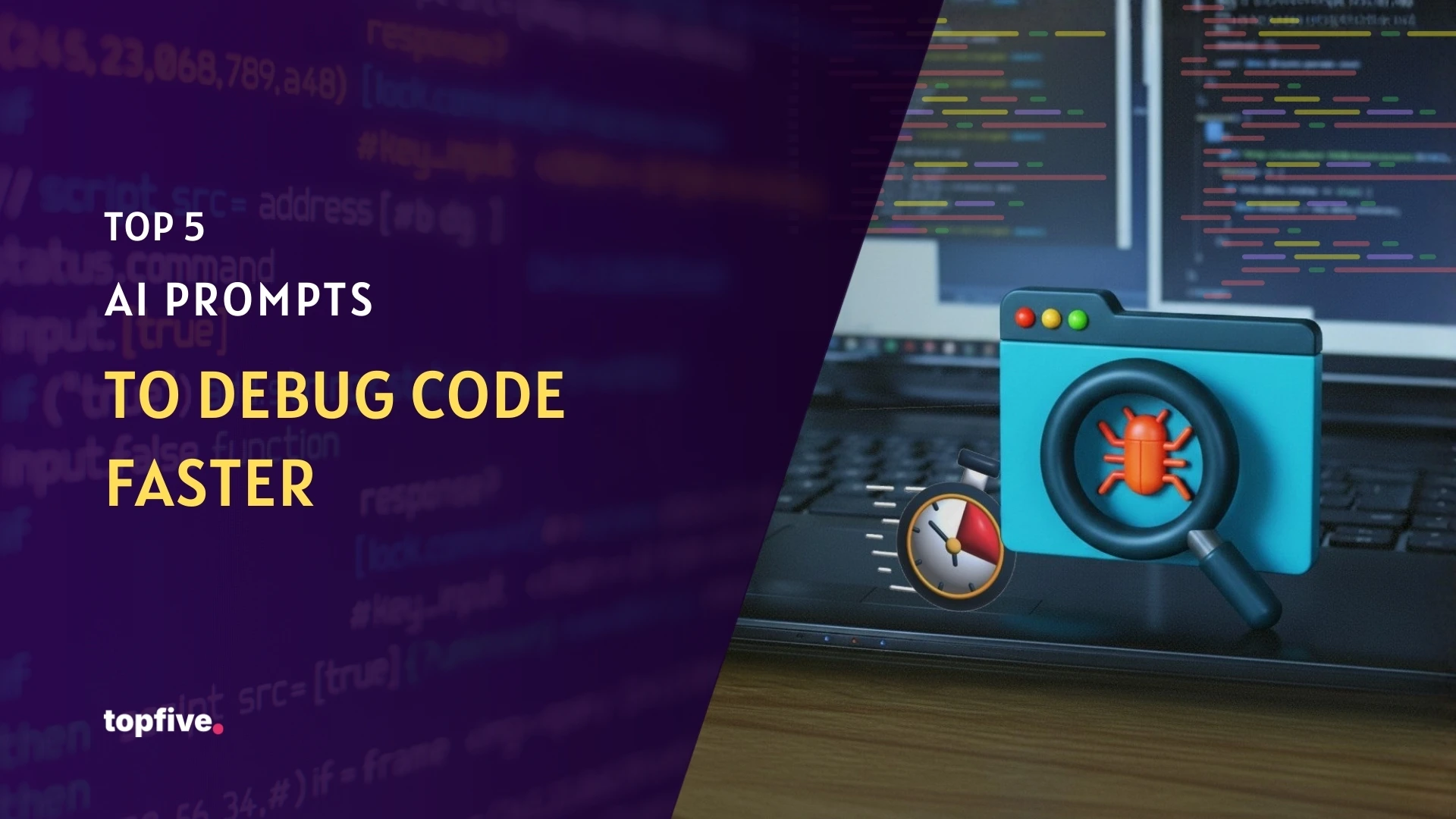 Top 5 AI Prompts to Debug Code Faster