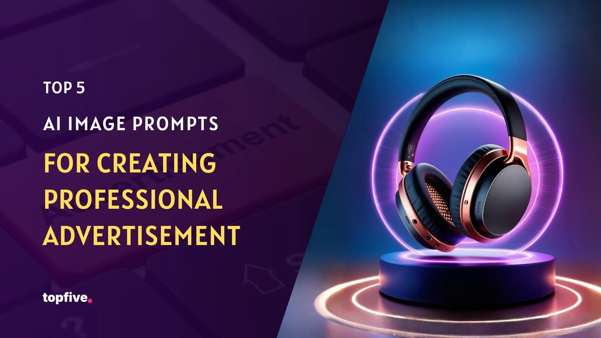 Top 5 AI Image Prompts for Creating Professional Advertisement
